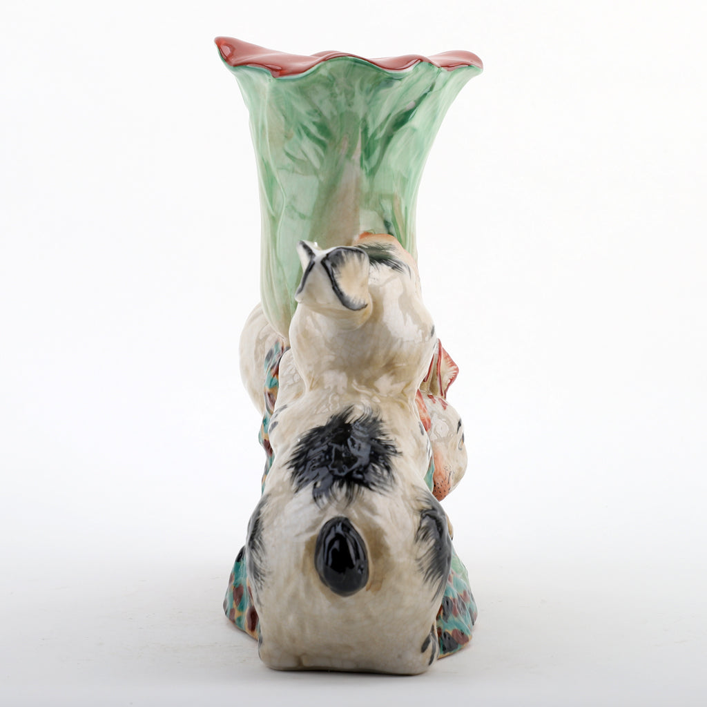 Danny's Fine Porcelain Home Decor Danny's Fine Porcelain Twin Bunny Carrot Vase