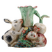 Danny's Fine Porcelain Home Decor Danny's Fine Porcelain Twin Bunny Carrot Vase