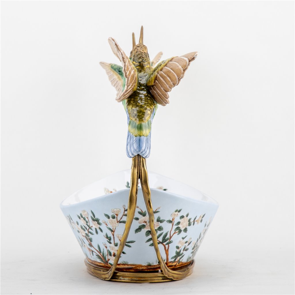 Danny's Fine Porcelain Home Decor Danny's Fine Porcelain Twin Hummingbird Basin - Singing Jasmine 61000