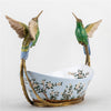 Danny's Fine Porcelain Home Decor Danny's Fine Porcelain Twin Hummingbird Basin - Singing Jasmine 61000