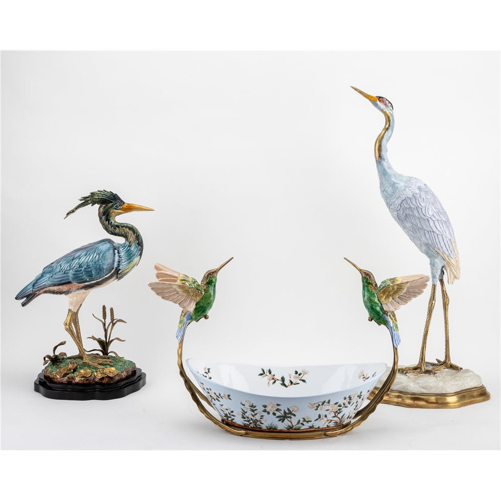 Danny's Fine Porcelain Home Decor Danny's Fine Porcelain Twin Hummingbird Basin - Singing Jasmine 61000