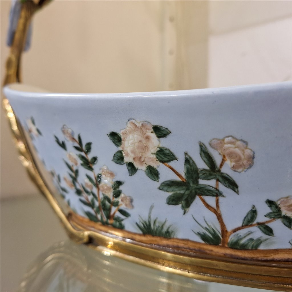 Danny's Fine Porcelain Home Decor Danny's Fine Porcelain Twin Hummingbird Basin - Singing Jasmine 61000
