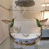 Danny's Fine Porcelain Home Decor Danny's Fine Porcelain Twin Hummingbird Basin - Singing Jasmine 61000