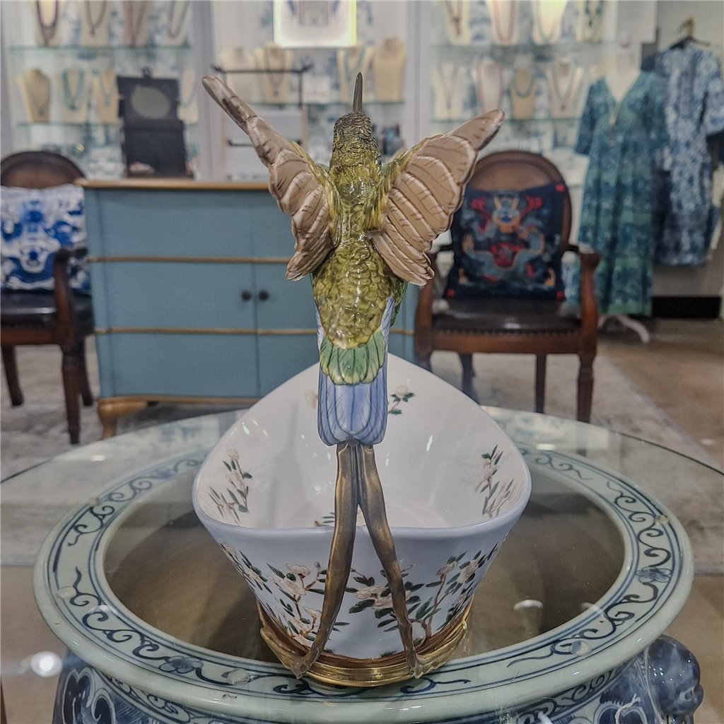 Danny's Fine Porcelain Home Decor Danny's Fine Porcelain Twin Hummingbird Basin - Singing Jasmine 61000