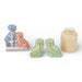 Danny's Fine Porcelain Home Decor Danny's Fine Porcelain Twin Spaniel Dogs with Drum – Blue & Red Fishnet