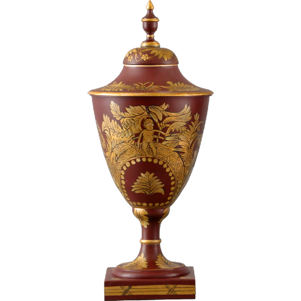 Danny's Fine Porcelain Home Decor Danny's Fine Porcelain Urn 16" Tole Std - Wisteria