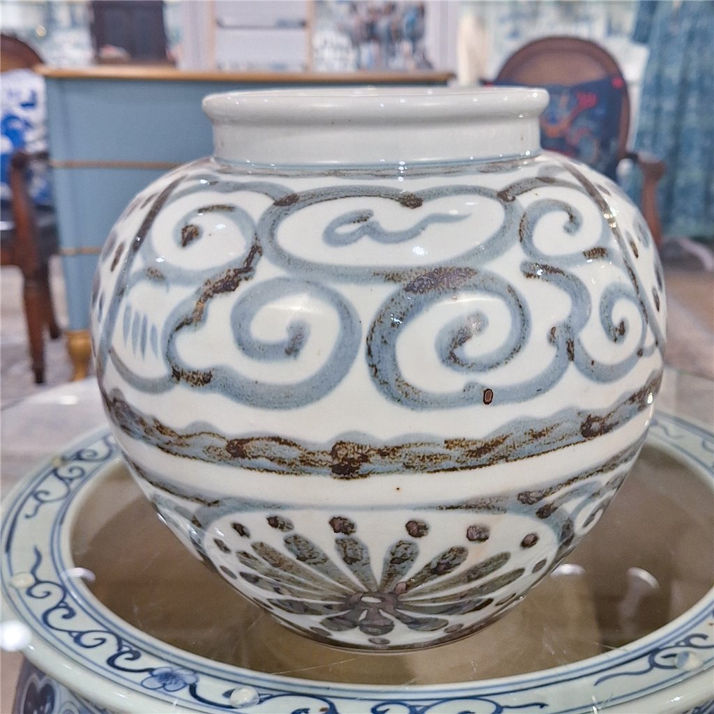 Danny's Fine Porcelain Home Decor Danny's Fine Porcelain Vase - Grey and White