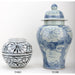Danny's Fine Porcelain Home Decor Danny's Fine Porcelain Vase - Grey and White