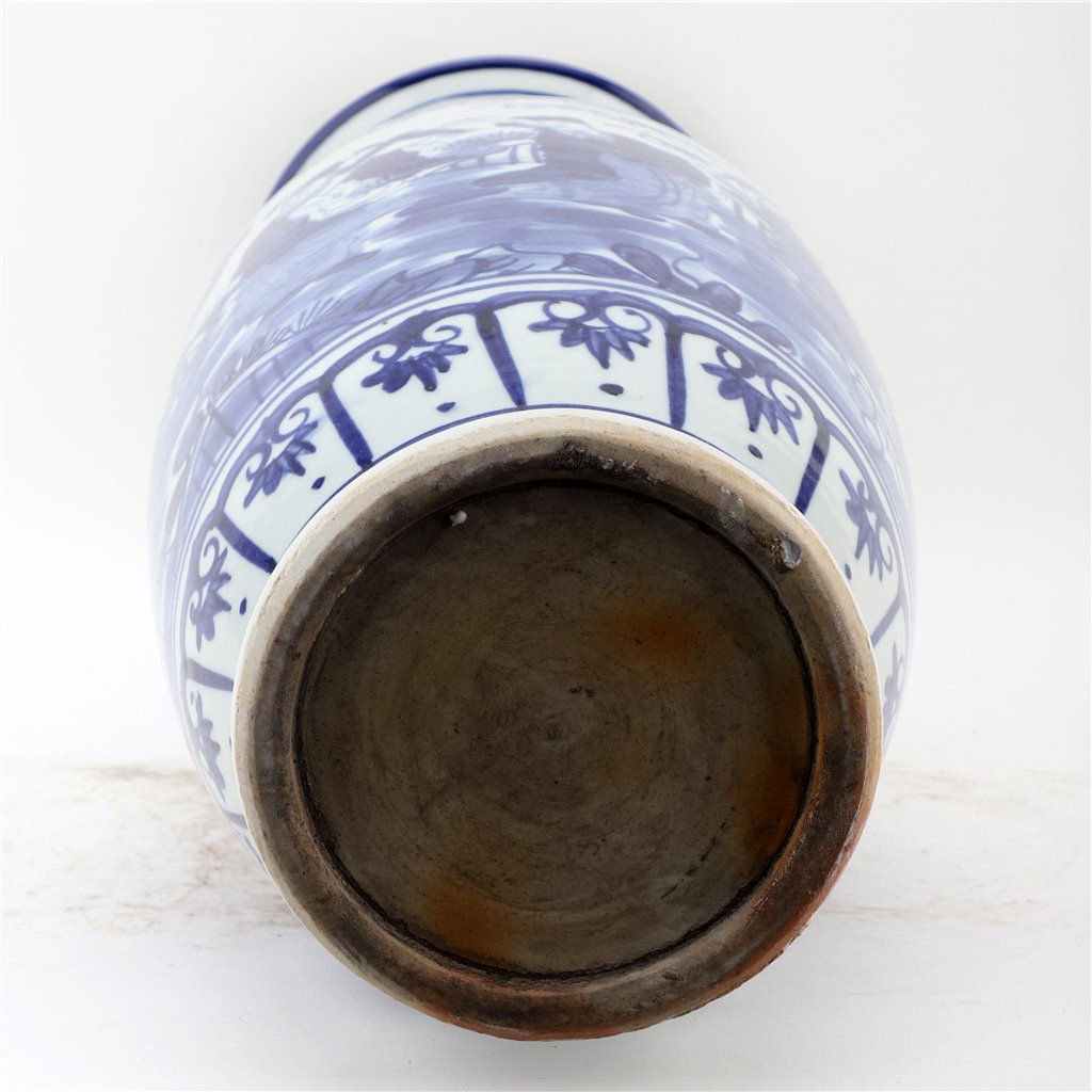 Danny's Fine Porcelain Home Decor Danny's Fine Porcelain Vase - People - Blue And White Classic 50882