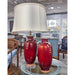 Danny's Fine Porcelain Home Decor Danny's Fine Porcelain Vase Ram Heads - Red Oxblood