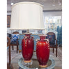Danny's Fine Porcelain Home Decor Danny's Fine Porcelain Vase Ram Heads - Red Oxblood