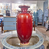 Danny's Fine Porcelain Home Decor Danny's Fine Porcelain Vase Ram Heads - Red Oxblood