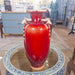 Danny's Fine Porcelain Home Decor Danny's Fine Porcelain Vase Ram Heads - Red Oxblood
