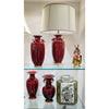 Danny's Fine Porcelain Home Decor Danny's Fine Porcelain Vase Ram Heads - Red Oxblood
