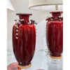 Danny's Fine Porcelain Home Decor Danny's Fine Porcelain Vase Ram Heads - Red Oxblood