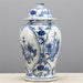 Danny's Fine Porcelain Home Decor Danny's Fine Porcelain Warrior Jar - Classic Blue And White 50426