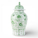 Danny's Fine Porcelain Home Decor Danny's Fine Porcelain Warrior Jar-Green Peony