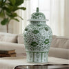Danny's Fine Porcelain Home Decor Danny's Fine Porcelain Warrior Jar-Green Peony