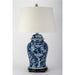 Danny's Fine Porcelain Home Decor Danny's Fine Porcelain Warrior Jar Lamp - Blue & White Plum Flower