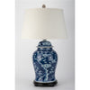 Danny's Fine Porcelain Home Decor Danny's Fine Porcelain Warrior Jar Lamp - Blue & White Plum Flower