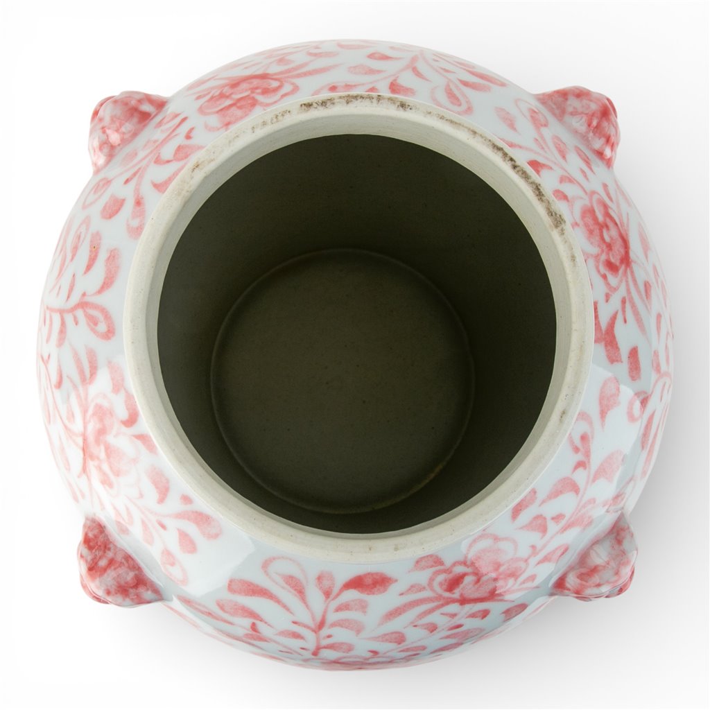 Danny's Fine Porcelain Home Decor Danny's Fine Porcelain Warrior Jar-Pink Peony