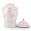 Danny's Fine Porcelain Home Decor Danny's Fine Porcelain Warrior Jar-Pink Peony