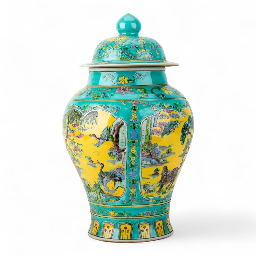 Danny's Fine Porcelain Home Decor Danny's Fine Porcelain Warrior Jar with Lid