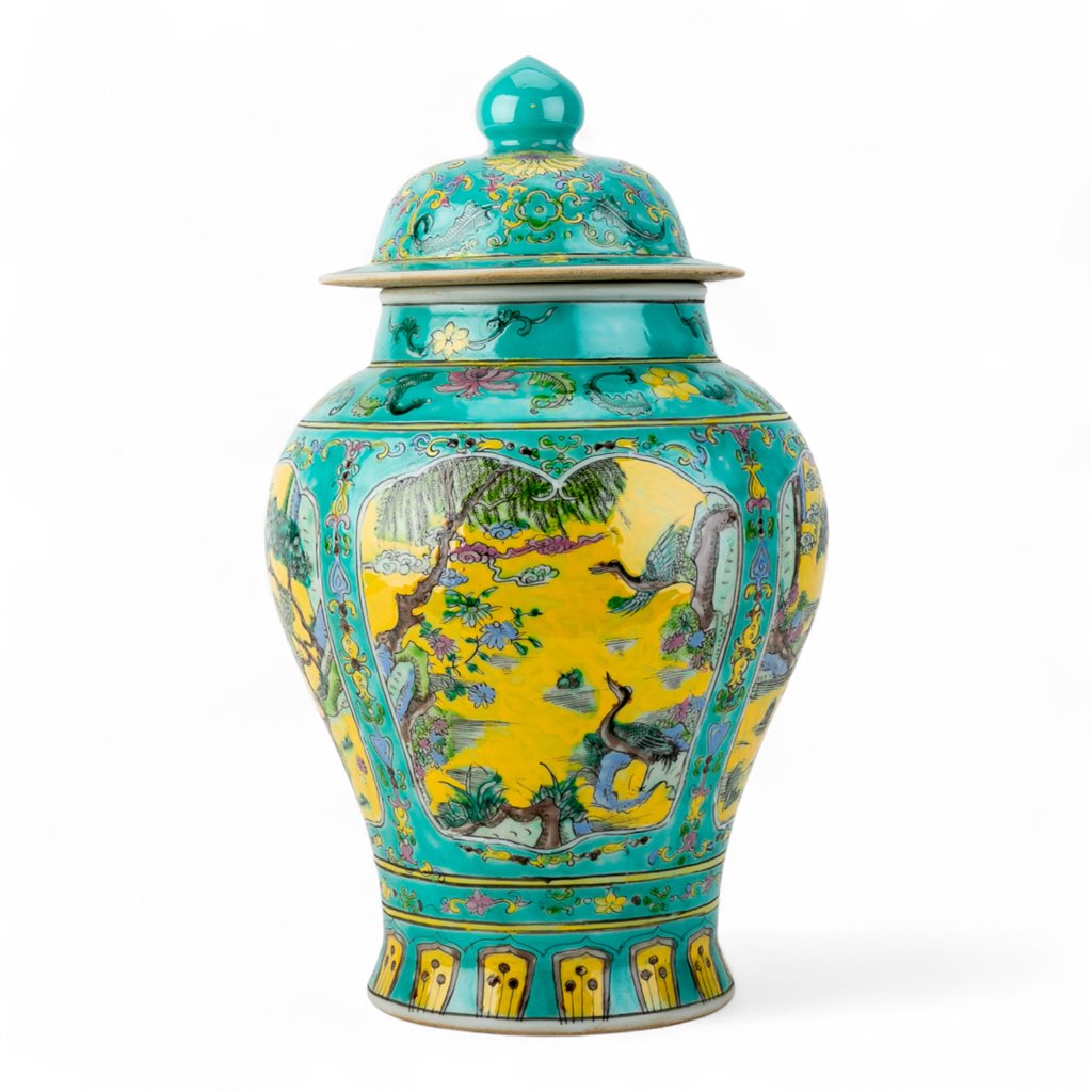 Danny's Fine Porcelain Home Decor Danny's Fine Porcelain Warrior Jar with Lid