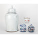 Danny's Fine Porcelain Home Decor Danny's Fine Porcelain White Antique Finish Foo Dogs Temple Jar