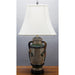 Danny's Fine Porcelain Lighting Danny's Fine Porcelain Wht Crackle Majolica Lamp PAV33