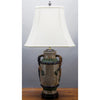 Danny's Fine Porcelain Lighting Danny's Fine Porcelain Wht Crackle Majolica Lamp PAV33