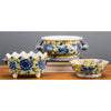 Danny's Fine Porcelain Home Decor Danny's Fine Porcelain Yellow & Blue Bowl - Floral