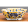 Danny's Fine Porcelain Home Decor Danny's Fine Porcelain Yellow & Blue Bowl - Floral