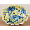 Danny's Fine Porcelain Home Decor Danny's Fine Porcelain Yellow & Blue Bowl - Floral