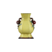 Danny's Fine Porcelain Home Decor Danny's Fine Porcelain Yellow Crackle Hex Vase