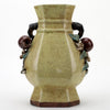 Danny's Fine Porcelain Home Decor Danny's Fine Porcelain Yellow Crackle Hex Vase