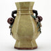 Danny's Fine Porcelain Home Decor Danny's Fine Porcelain Yellow Crackle Hex Vase