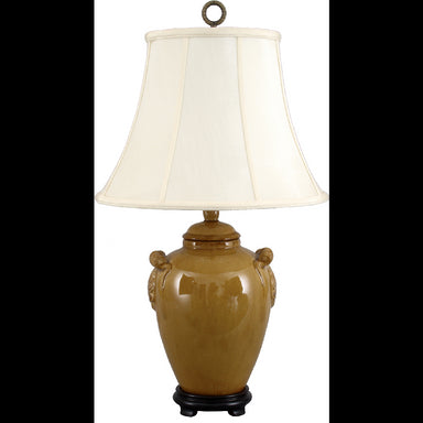 Danny's Fine Porcelain Lighting Danny's Fine Porcelain Yellow Crk Ginger Jar Lamp PCM1004-YW