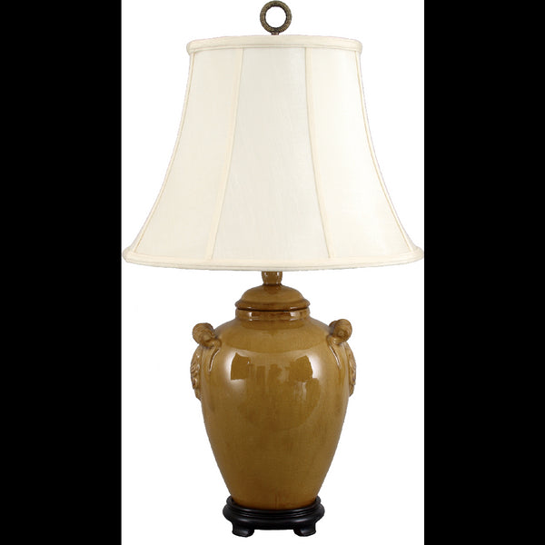 Danny's Fine Porcelain Lighting Danny's Fine Porcelain Yellow Crk Ginger Jar Lamp PCM1004-YW