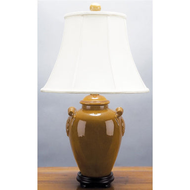 Danny's Fine Porcelain Lighting Danny's Fine Porcelain Yellow Crk Ginger Jar Lamp PCM1004-YW