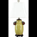 Danny's Fine Porcelain Lighting Danny's Fine Porcelain Yellow Crk Lamp W/ Red Pomegrante PKV01Y