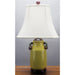 Danny's Fine Porcelain Lighting Danny's Fine Porcelain Yellow Crk Lamp W/ Red Pomegrante PKV01Y