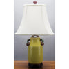 Danny's Fine Porcelain Lighting Danny's Fine Porcelain Yellow Crk Lamp W/ Red Pomegrante PKV01Y