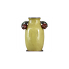 Danny's Fine Porcelain Home Decor Danny's Fine Porcelain Yellow Majolica Vase W/ Promegrantes Pattern: Majolica