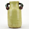 Danny's Fine Porcelain Home Decor Danny's Fine Porcelain Yellow Majolica Vase W/ Promegrantes Pattern: Majolica