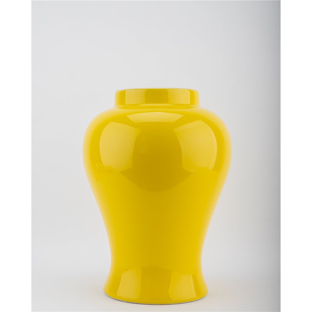 Danny's Fine Porcelain Home Decor Danny's Fine Porcelain Yellow Temple Jar 51123