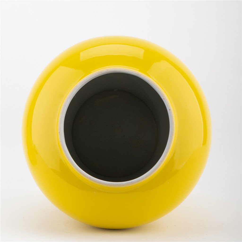 Danny's Fine Porcelain Home Decor Danny's Fine Porcelain Yellow Temple Jar 51123