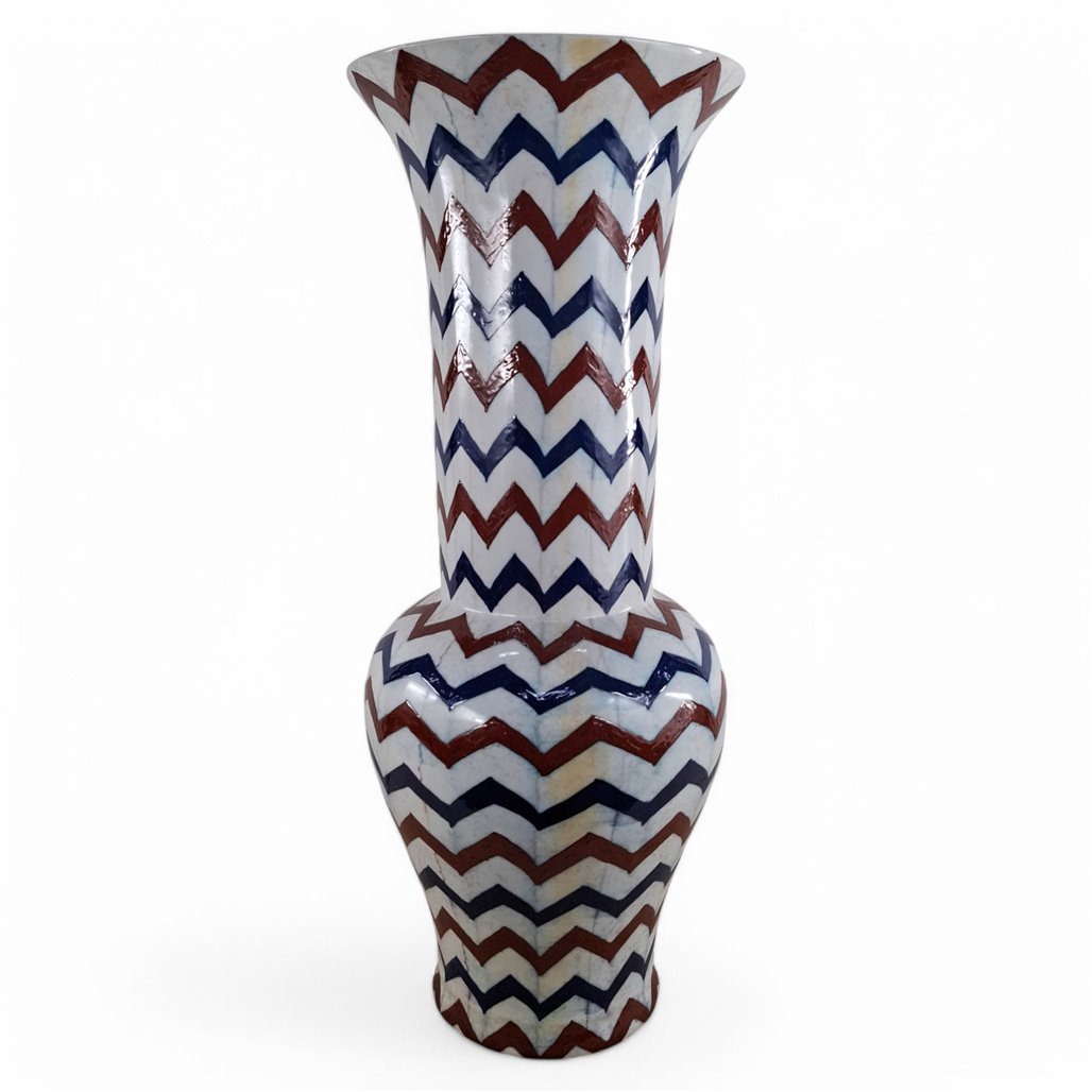 Danny's Fine Porcelain Home Decor Danny's Fine Porcelain Zigzag Vase - CLOSEOUT