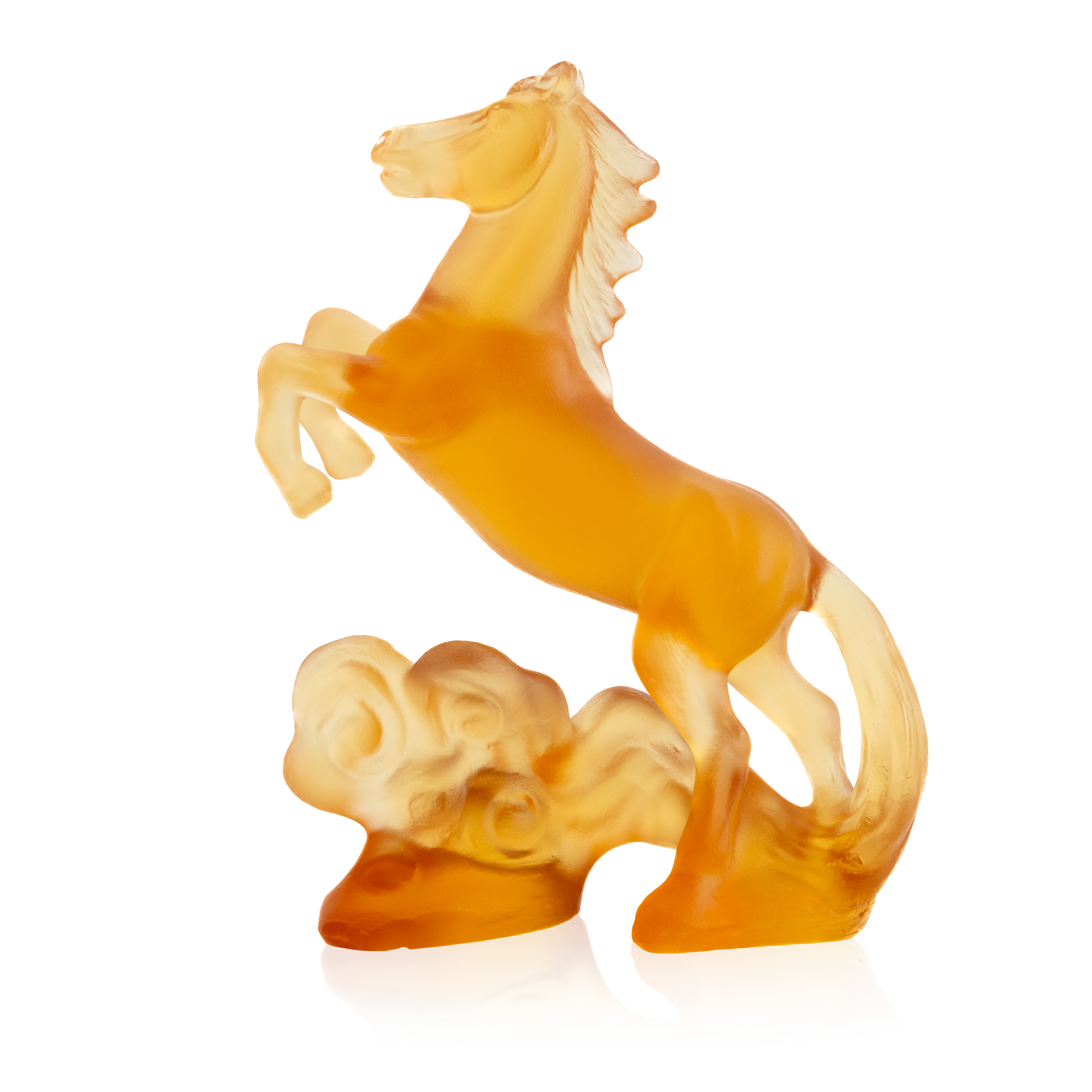 Daum Art Glass Daum Crystal Amber Horoscope Horse