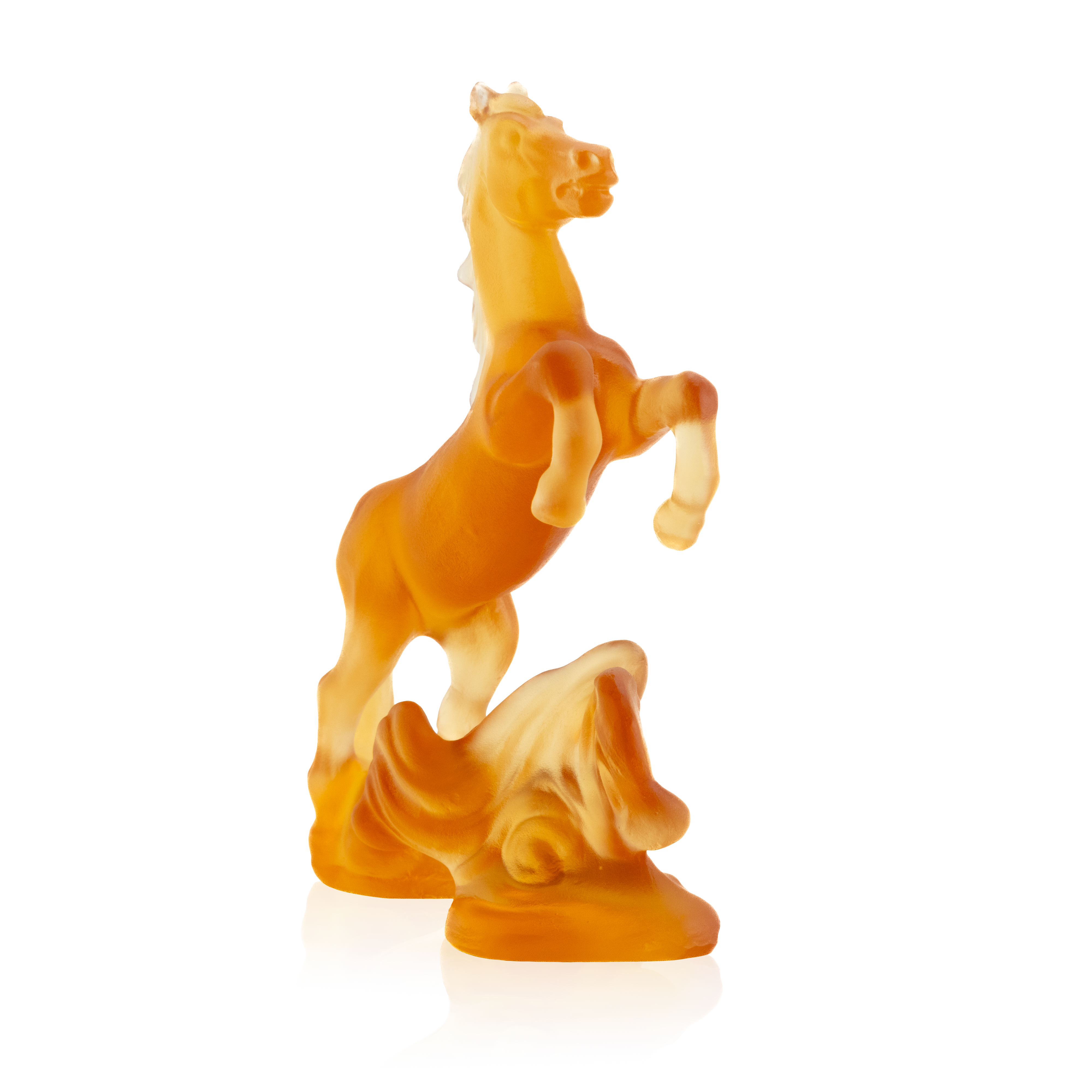 Daum Art Glass Daum Crystal Amber Horoscope Horse
